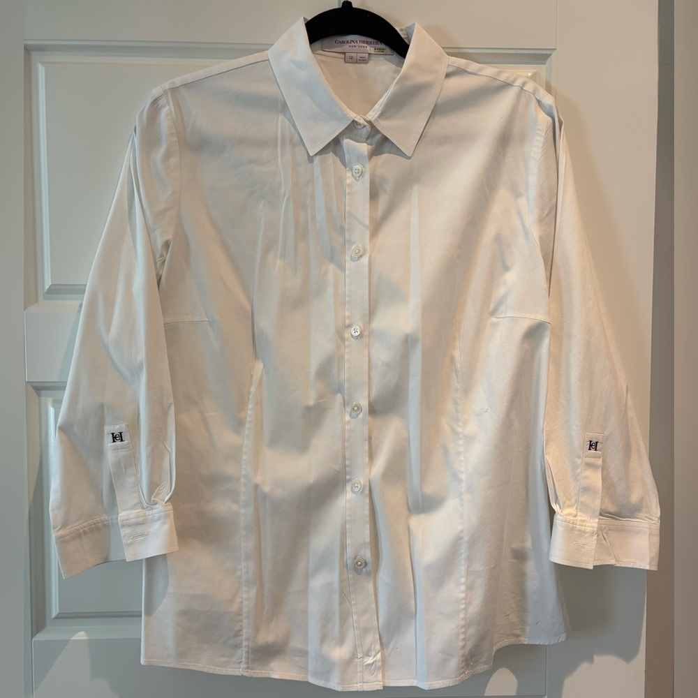 Carolina Herrera Button Down Top - Size 12